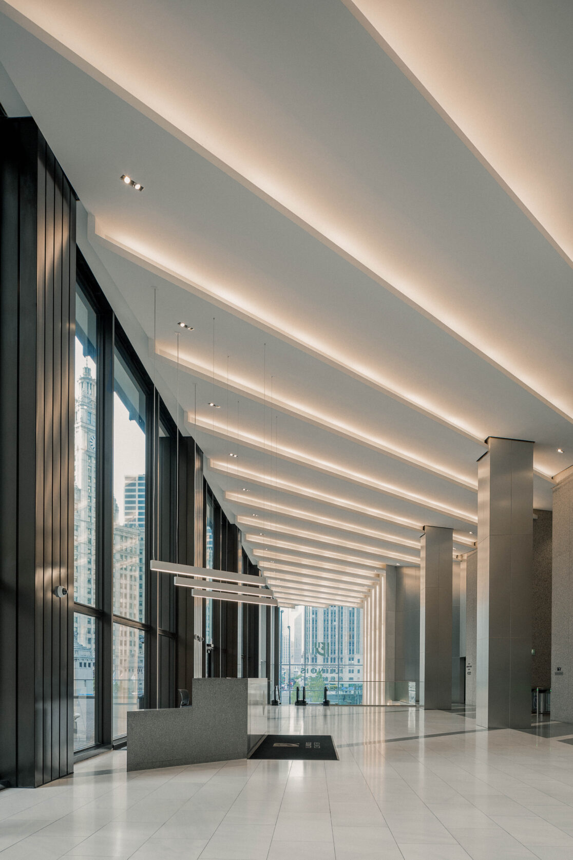 111 E Wacker Lobby
